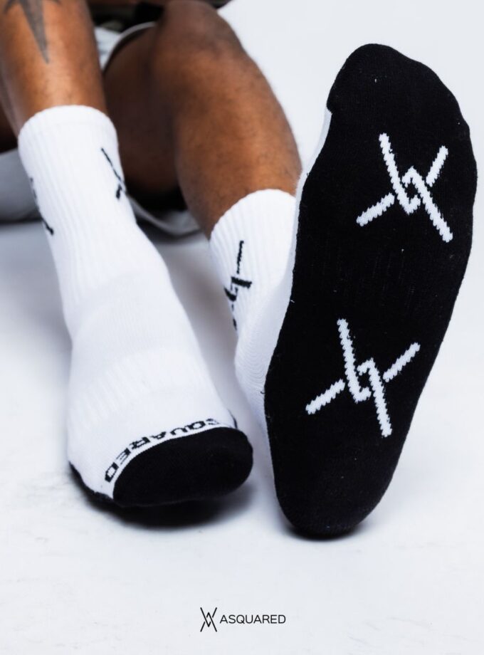 ASQUARED Two Tone Logo Socks