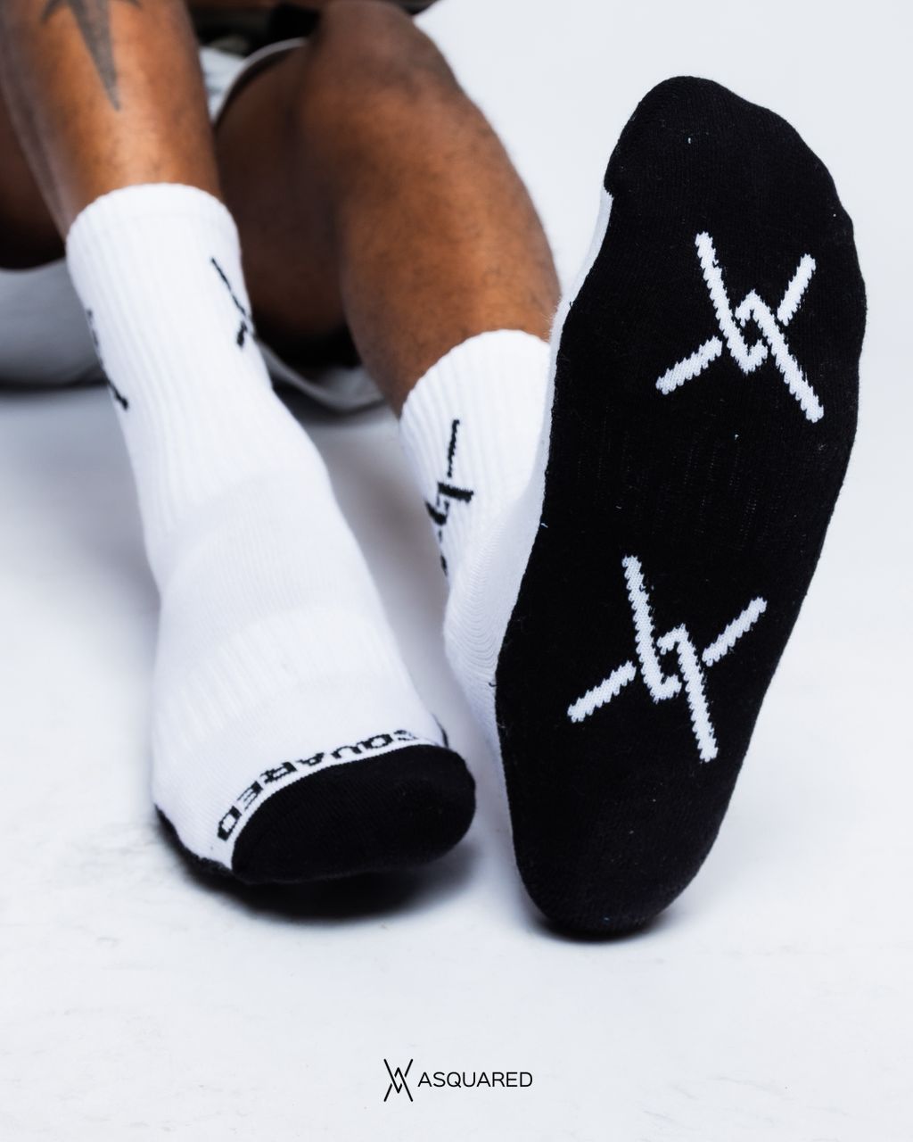 ASQUARED Two Tone Logo Socks