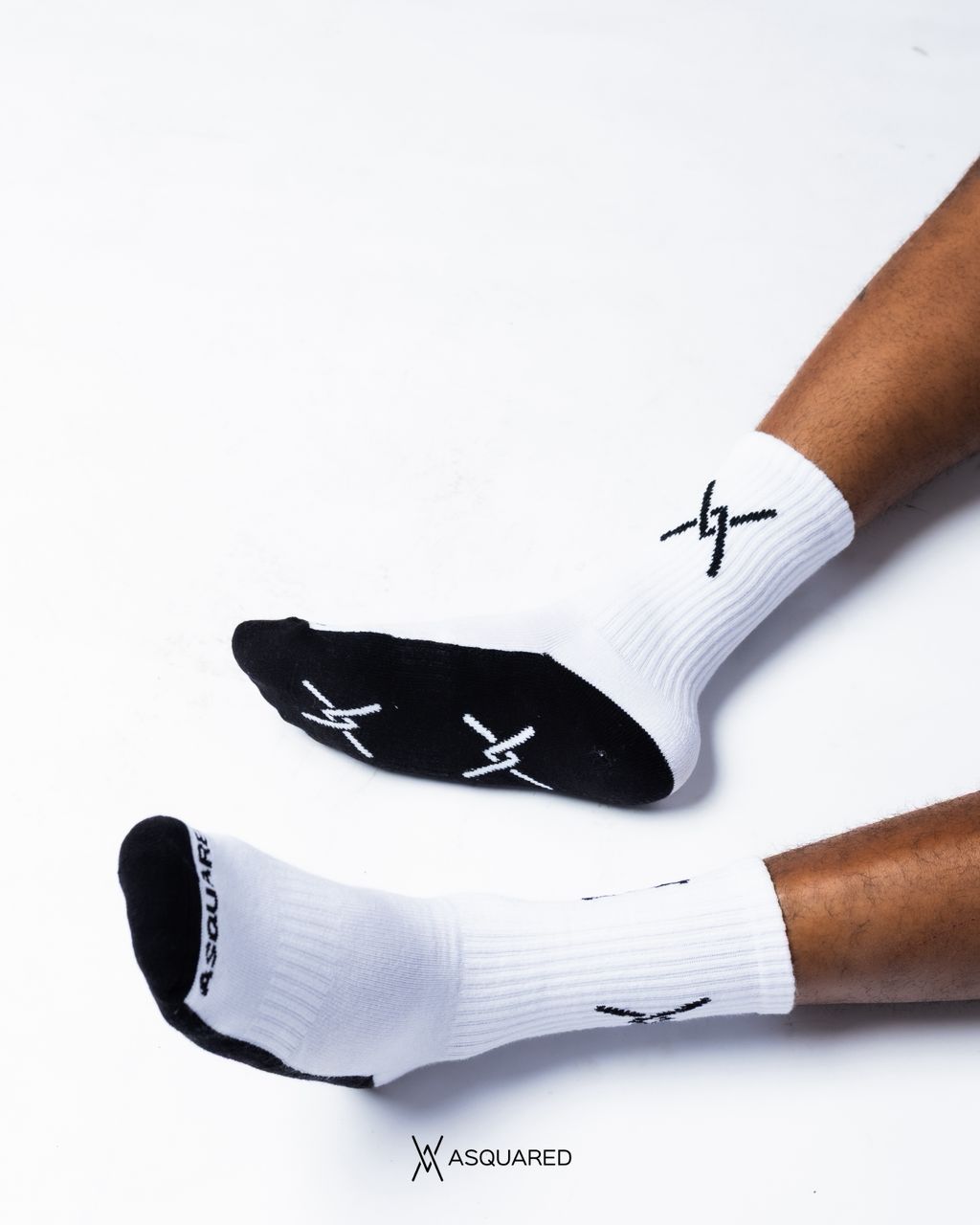 ASQUARED Two Tone Logo Socks - Image 2