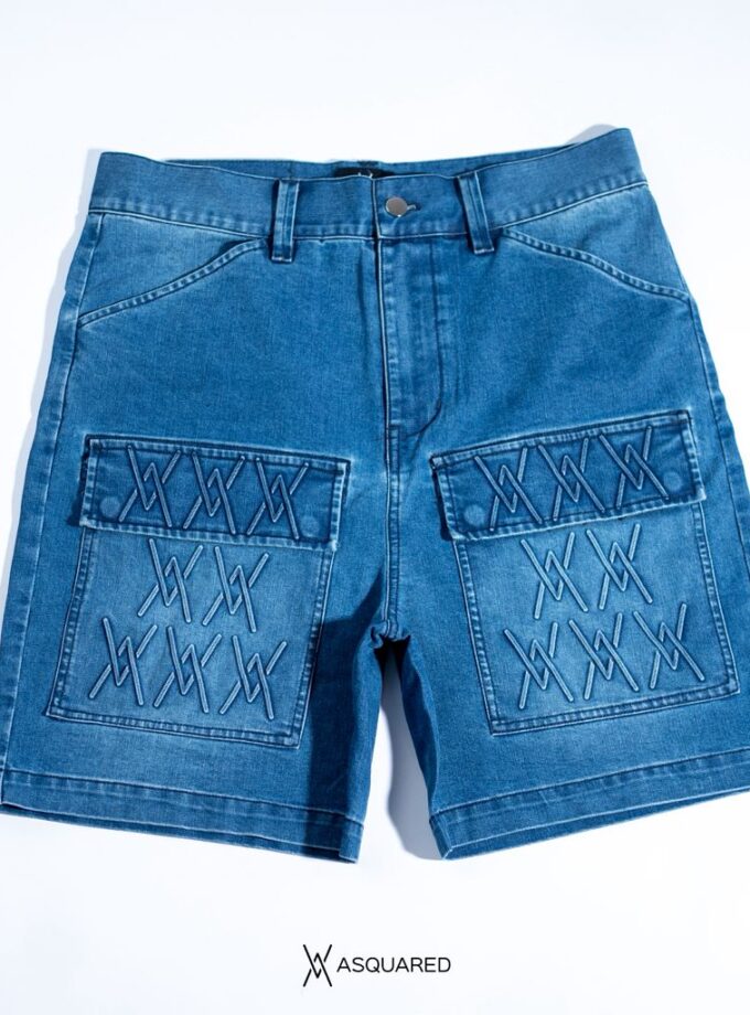 ASQUARED Denim Trap Short
