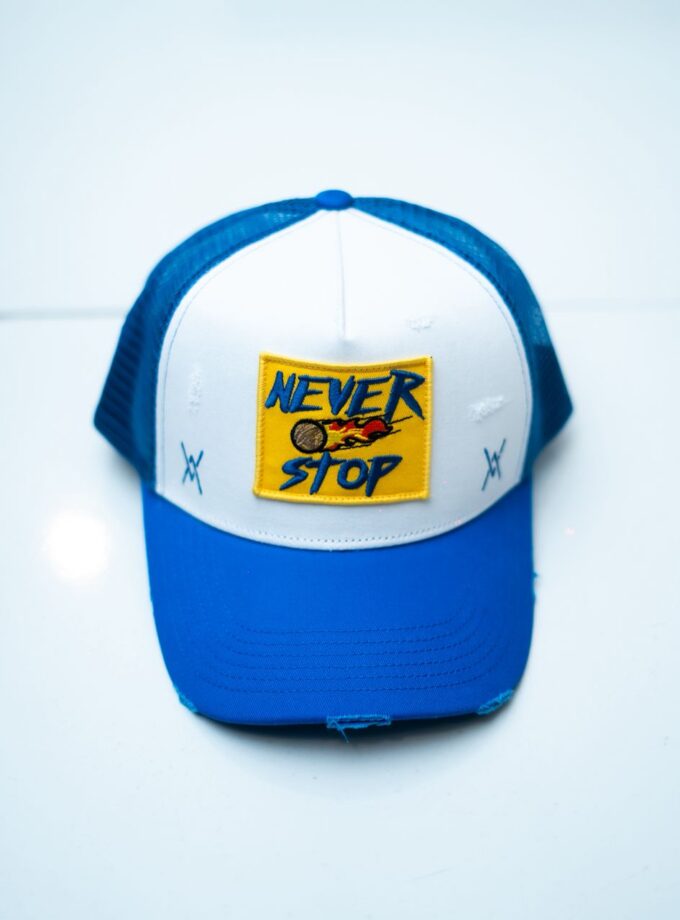 ASQUARED "Never Stop" Trucker Hat (Distressed)