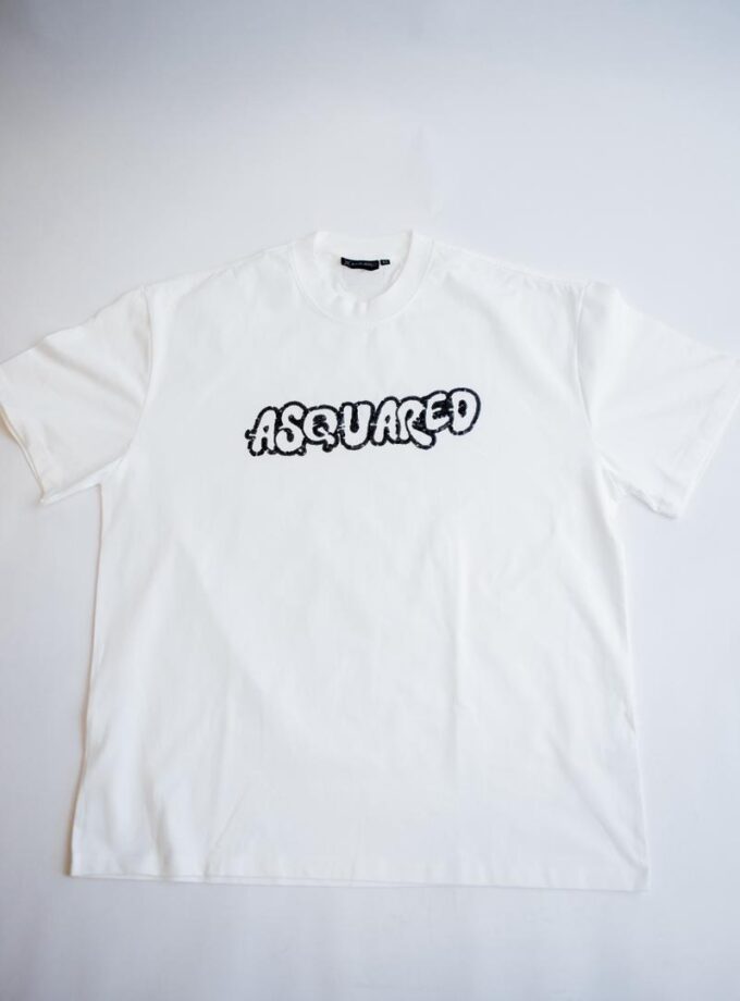 ASQUARED Classic Sequins Design T-shirt