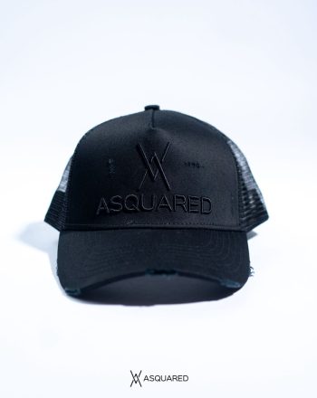 asquared-classic-trucker-hat-all-black-distressed